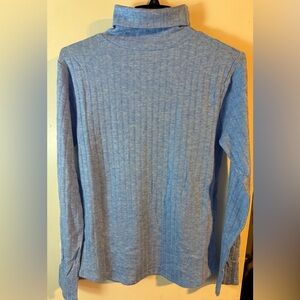 Brand New Zenana Outfitters Light Blue Turtle Neck Top